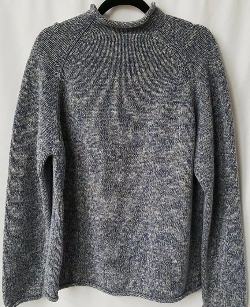J. Crew Unisex Cotton Roll Sleeve Sweater